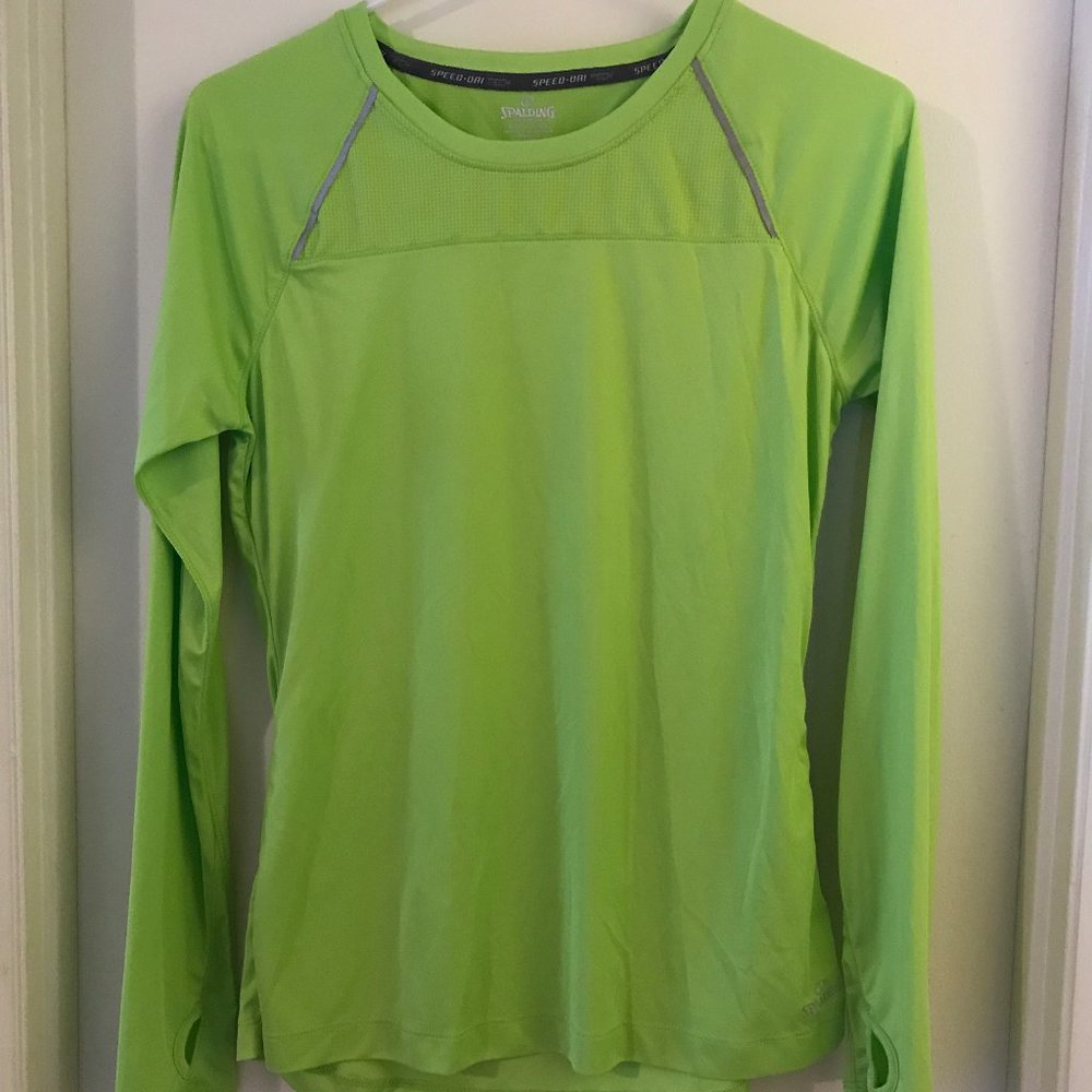 Spalding Long Sleeve Running Shirt